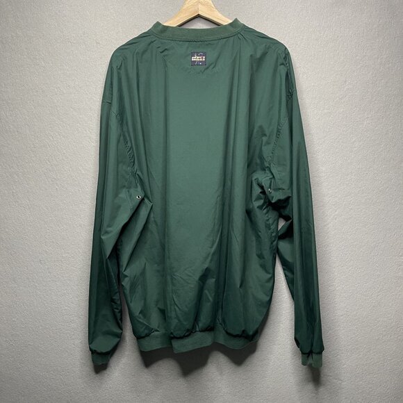 Vintage Pivot Rules XL Green Golf Embroidered Pullover Windbreaker - Picture 4 of 6